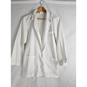 Halloween Costume Dr Doctor Coat Uniform Kids Womens Jacket Coat